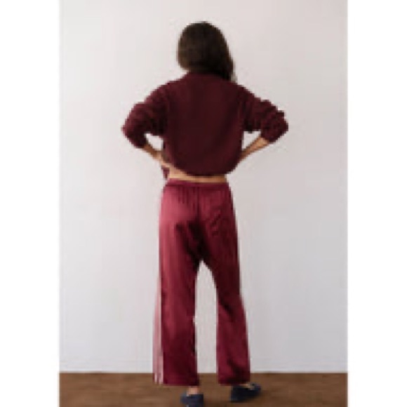 The Silk Stripe Crop Pant - Picture 3 of 6